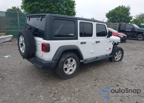 2021 Jeep Wrangler Unlimited Sport S 4X4 z USA, uszkodzony, nr VIN 1C4HJXDG1MW850478